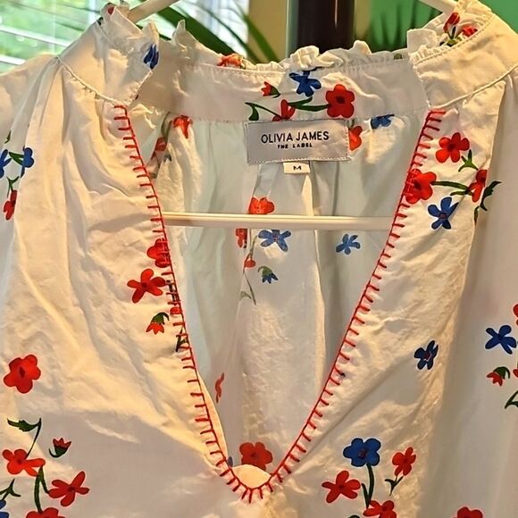 Olivia James‎ Elizabeth Top, Hampton Floral Multi Size Medium - Picture 4 of 8